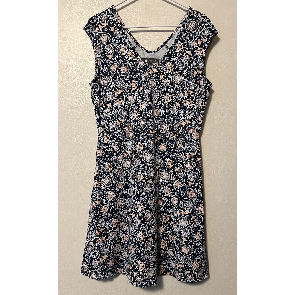 Title Nine Double Dare Stretch Knit Dress Romper in Tabriz Print Women’s Medium